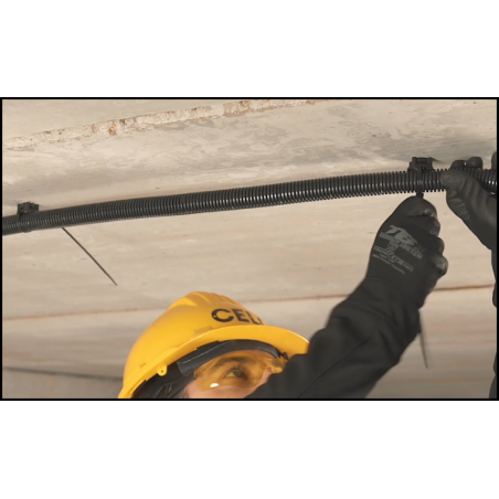 Embase clouable pour collier de serrage TBB noire