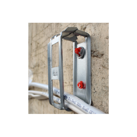 Collier métallique muti-câble clouable CHS 40x41x47