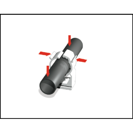 Collier nylon multi-diamètre Abranyl® ABT Ø20-25 gris