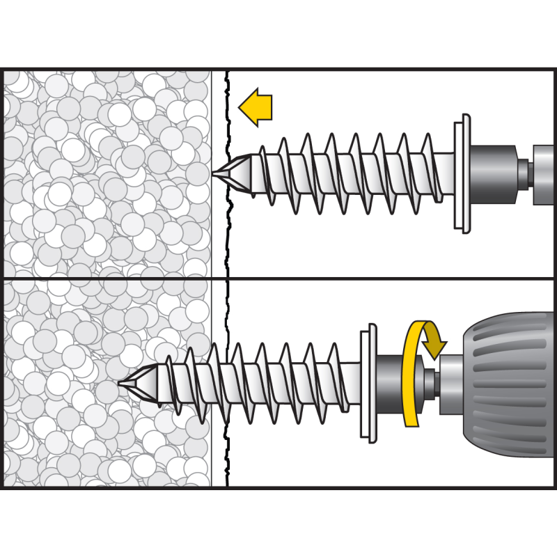 Isol Fix Cheville pour isolant IPL 95DS | Cheville pour ITE