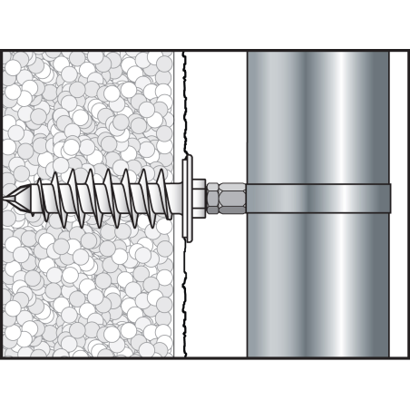 Isol Fix Cheville pour isolant IPL 95DS | Cheville pour ITE