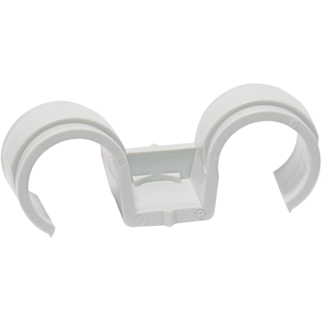 Crochet double clouable en plastique FPD Ø20mm